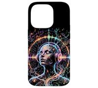 Carcasa para iPhone 14 Pro Arte Colorido Psicodélico Trance Rave