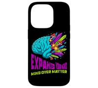 Carcasa para iPhone 14 Pro Arte de Hongos cristalinos Coloridos del Cerebro anatómico Surrealista