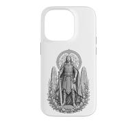 Carcasa para iPhone 14 Pro Arte de Nuada Celtic Silver Hand Warrior King Line