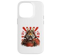Carcasa para iPhone 14 Pro Arte del espíritu Guerrero del Tigre samurái
