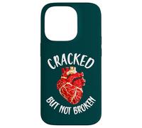 Carcasa para iPhone 14 Pro Arte Kintsugi de cerámica Japonesa Agrietada Pero no Rota