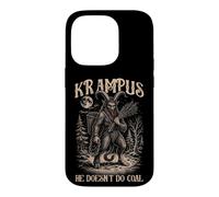 Carcasa para iPhone 14 Pro Arte Oscuro Krampus Leyenda Pagana Humor Negro De Invierno