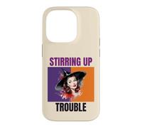 Carcasa para iPhone 14 Pro Arte Pinup Vintage de Brujas de Stirring Up Trouble