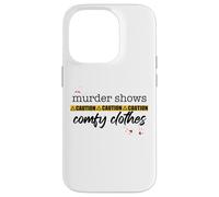 Carcasa para iPhone 14 Pro Asesinato Muestra Ropa CÓMODA Cinta de precaución para fanáticos del Crimen Verdadero Meme