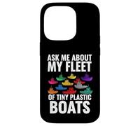 Carcasa para iPhone 14 Pro Ask Me About My Fleet of Tiny Plastic Boats 3D Printing Fun