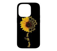 Carcasa para iPhone 14 Pro ASL American Sign Language Sunflower Share The Love