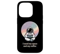 Carcasa para iPhone 14 Pro Astronaut Cosmonaut Coffee Cafe Spacewalk Gift