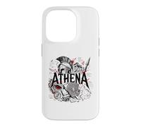 Carcasa para iPhone 14 Pro Atenea Diosa Guerrera Griega Antigua Búho Esparta