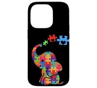 Carcasa para iPhone 14 Pro Autism Elephant Gift Autism Awareness Autistic Black