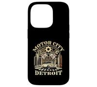 Carcasa para iPhone 14 Pro Automóviles de Recuerdo de Motor City Detroit Michigan Detroit