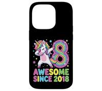 Carcasa para iPhone 14 Pro Awesome Since 2018 Unicornio Arcoiris 8