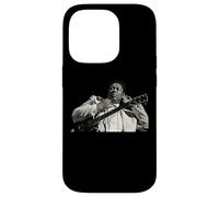 Carcasa para iPhone 14 Pro B.B. Rey del Blues y Guitarra Lucille por Dick Barnatt