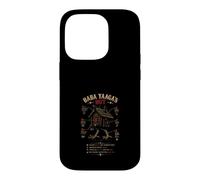 Carcasa para iPhone 14 Pro Baba Yaga Cabaña Anatomía Folclore Eslavo