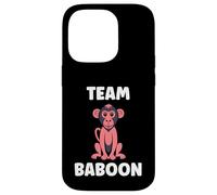 Carcasa para iPhone 14 Pro Baboons Animals Funny Little Baby Monkey Team Baboon