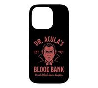 Carcasa para iPhone 14 Pro Banco de Sangre del Dr. Acula: Drácula Espeluznante Vampiro Halloween