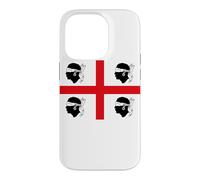 Carcasa para iPhone 14 Pro Bandera de Cerdeña Italia 4 Moros Cerdeña