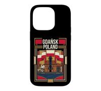 Carcasa para iPhone 14 Pro Bandera de Polonia de Gdansk, histórico, Frente al mar, Viaje, Polaco, gráfico