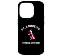 Carcasa para iPhone 14 Pro Bandera Envejecida del Reino Unido, Orgullo de San Andrés