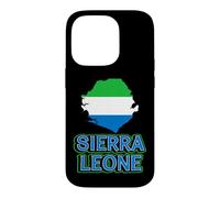 Carcasa para iPhone 14 Pro Bandera patriótica de Sierra Leona para Hombres, Mujeres y niños Leonean