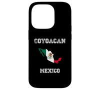 Carcasa para iPhone 14 Pro Bandera Retro de México de Coyoacán