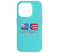 Carcasa para iPhone 14 Pro Bandera uruguaya más puertorriqueña del Patrimonio de la perfección