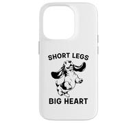 Carcasa para iPhone 14 Pro Basset Hound Short Legs Big Heart