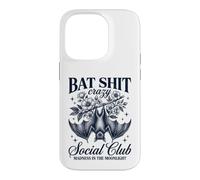 Carcasa para iPhone 14 Pro Bat Shit Crazy Social Club Madness In The Moonlight Bat