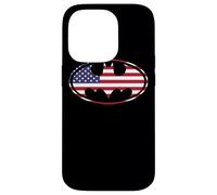 Carcasa para iPhone 14 Pro Batman American Flag Oval