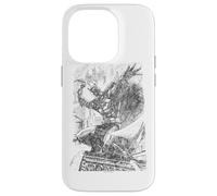 Carcasa para iPhone 14 Pro Batman Pencil Batarang Throw Illustration