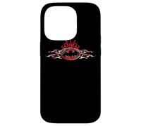 Carcasa para iPhone 14 Pro Batman Steel Flames Logo