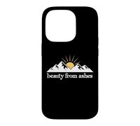 Carcasa para iPhone 14 Pro Beauty from Ashes Christian Bible Verse Religious Scripture
