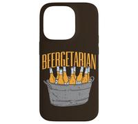 Carcasa para iPhone 14 Pro Beber Party Beergetarin Pun Drink Brew Alcohol Craft-Beer