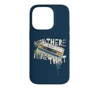 Carcasa para iPhone 14 Pro Been There Done That Retro Cassette Mixtape de los 90