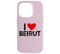 Carcasa para iPhone 14 Pro Beirut Lebano T-Shirt - I Love You Beirut Lebanon Shirt