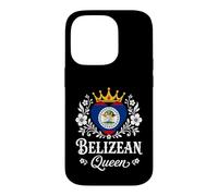 Carcasa para iPhone 14 Pro Belizean Queen Belize Flag Proud Belizean Woman