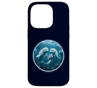 Carcasa para iPhone 14 Pro Belugawal Ballenero Unicornio de los Mares Ballena Familia Océano