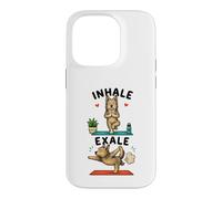 Carcasa para iPhone 14 Pro Berger Picard Haciendo Yoga inhalar - exale DIGOR Divertido