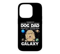 Carcasa para iPhone 14 Pro Best Dog Dad In The Galaxy Goldendoodle Puppy Dogs Lovers