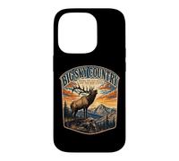 Carcasa para iPhone 14 Pro Big Sky Country Donde The Elk Bugle y los Hombres escuchan Montana
