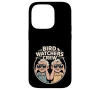 Carcasa para iPhone 14 Pro Bird Watchers Crew Retro Binoculares Ornitólogo Seniors