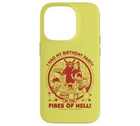 Carcasa para iPhone 14 Pro Birthday in Hell Sarcastic Retro Funny Adult Humor
