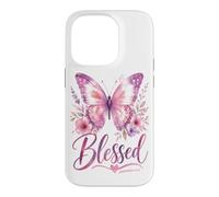 Carcasa para iPhone 14 Pro Blessed - Women's Christian Faith Jeremiah 17:7 Bible-Based