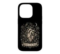Carcasa para iPhone 14 Pro Bloom in The Dark Gothic Anatómico Corazón Raven Goth Girl