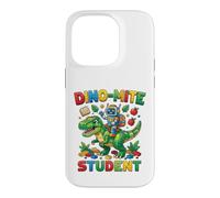 Carcasa para iPhone 14 Pro Bloques de Dinosaurios de Montar Robot para Estudiantes Dino-Mite