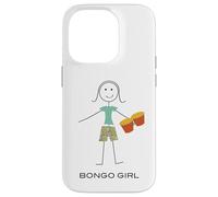 Carcasa para iPhone 14 Pro Bongo Divertido para Mujer, Regalos para Chicas músicas