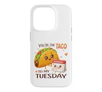 Carcasa para iPhone 14 Pro Bonito diseño gastronómico de You'Re The Taco To My Tuesday