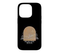 Carcasa para iPhone 14 Pro Bookworm Read The Book Boho Arch Line Art Illustration
