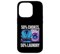 Carcasa para iPhone 14 Pro Brazilian Jiu Jitsu 50% Chokes 50% Laundry BJJ