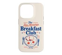 Carcasa para iPhone 14 Pro Breakfast Club Mañanas lentas Brunch Amante Huevos Tostada