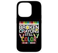 Carcasa para iPhone 14 Pro Broken Crayons Still Color Mental Health Awareness Men Women